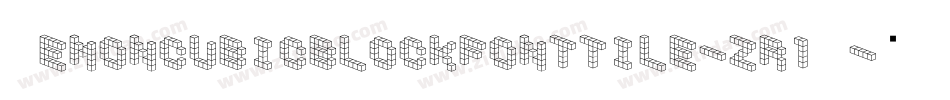 DemoncubicblockfontTile-zr1D字体转换