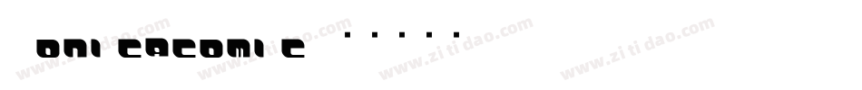Monicacomic字体转换