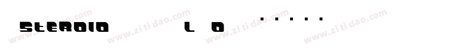 Asteroid7337-lWoZ字体转换