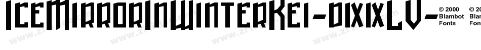 IceMirrorInWinterKei-d99LV字体转换