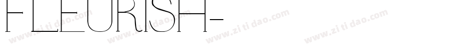FLEURISH字体转换