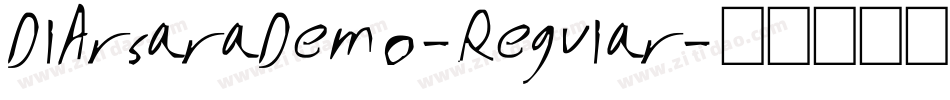 DlArsaraDemo-Regular字体转换