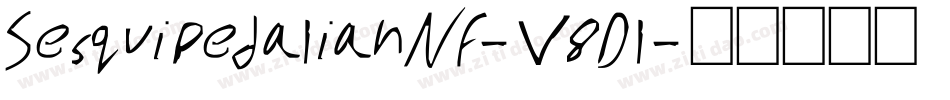 SesquipedalianNf-V8Dl字体转换