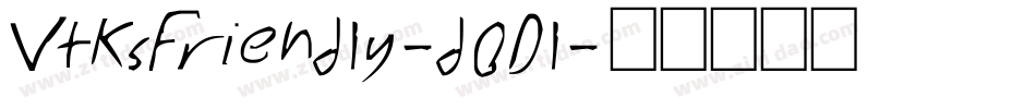 VtksFriendly-d0Dl字体转换
