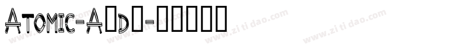 Atomic-A4d6字体转换