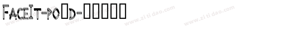 FaceIt-po4d字体转换