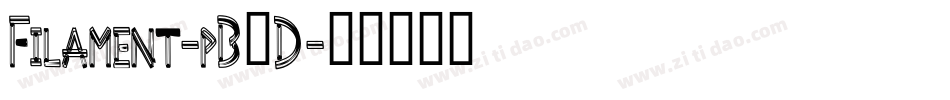 Filament-pB4D字体转换