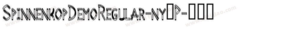 SpinnenkopDemoRegular-ny7P字体转换