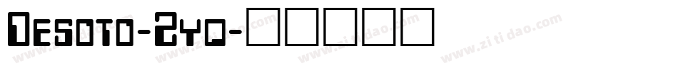 Desoto-Zyq字体转换