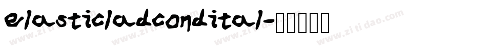 elasticladcondital字体转换