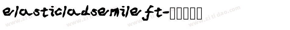 elasticladsemileft字体转换