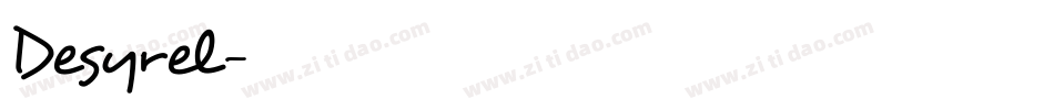 Desyrel字体转换