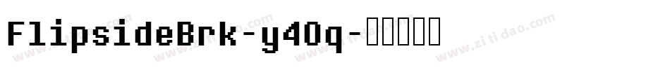 FlipsideBrk-y4Oq字体转换