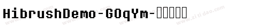 HibrushDemo-GOqYm字体转换