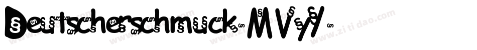 Deutscherschmuck-MVyY字体转换