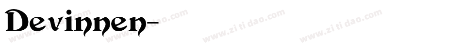 Devinnen字体转换