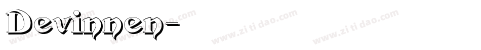 Devinnen字体转换