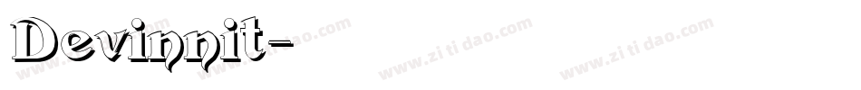 Devinnit字体转换