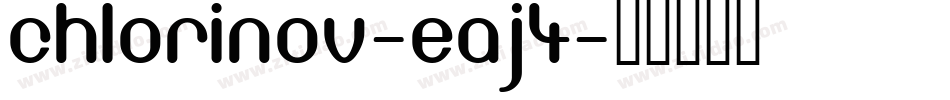Chlorinov-EaJ4字体转换