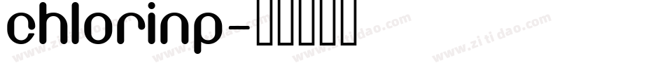 Chlorinp字体转换