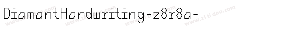 DiamantHandwriting-z8r8a字体转换