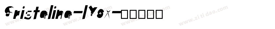 Cristalina-lY8X字体转换