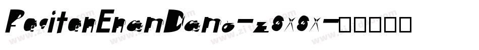 PacitanEnemDemo-z8X8X字体转换