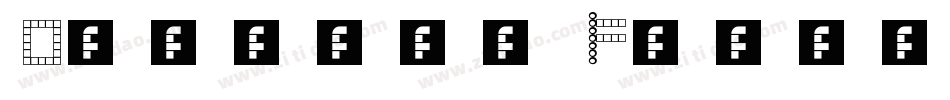DigitalFontsRegular-8x1J字体转换