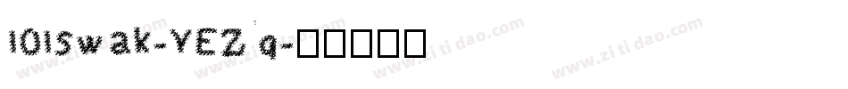 101Swak-YEZq字体转换