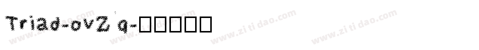 Triad-ovZq字体转换