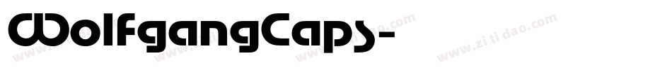WolfgangCaps字体转换
