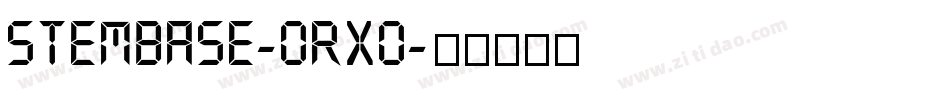 Stembase-orXo字体转换