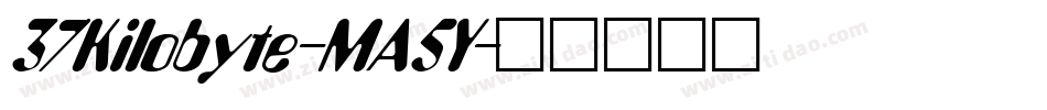 37Kilobyte-MA5Y字体转换