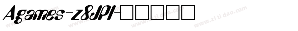 Agames-z8JPl字体转换