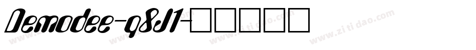Demodee-q8J1字体转换