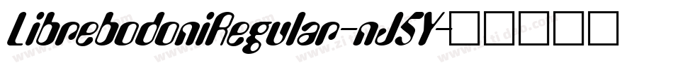 LibrebodoniRegular-nJ5Y字体转换