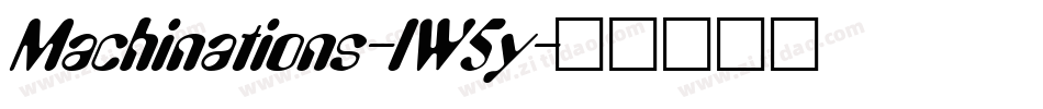 Machinations-lW5y字体转换