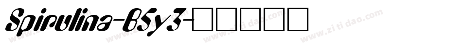 Spirulina-B5y3字体转换