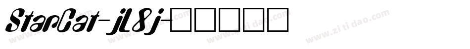 StarCat-jL8j字体转换 StarCat-jL8j字体转换