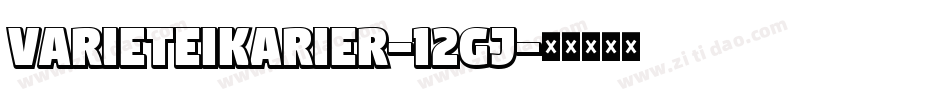 VarieteIkarier-12gj字体转换