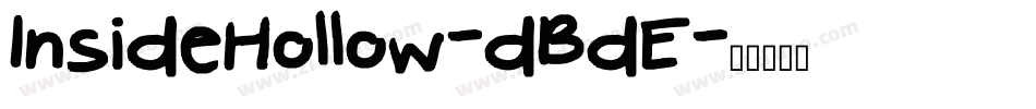 InsideHollow-dBdE字体转换