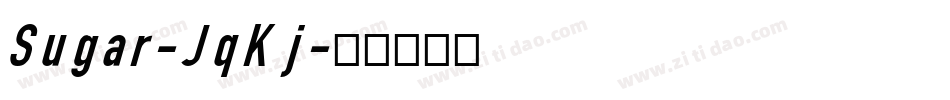 Sugar-JqKj字体转换