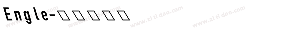 Engle字体转换