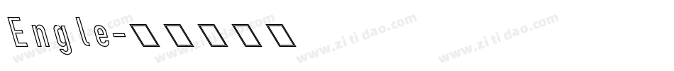 Engle字体转换