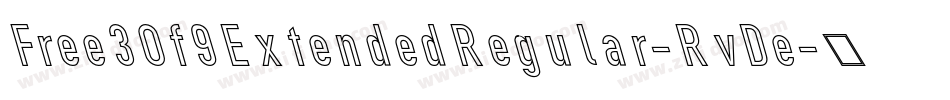Free3Of9ExtendedRegular-RvDe字体转换