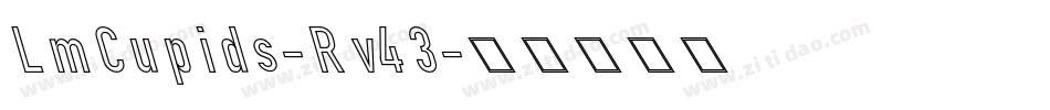 LmCupids-Rv43字体转换