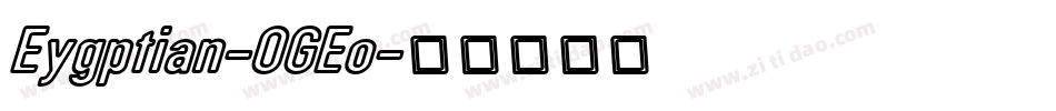 Eygptian-OGEo字体转换