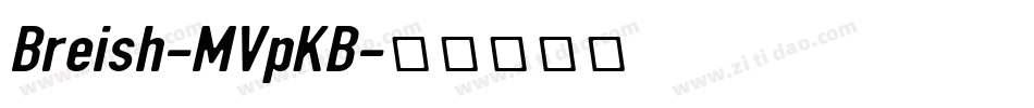 Breish-MVpKB字体转换
