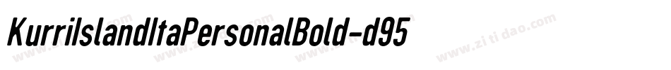 KurriIslandItaPersonalBold-d95qR字体转换