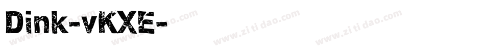 Dink-vKXE字体转换